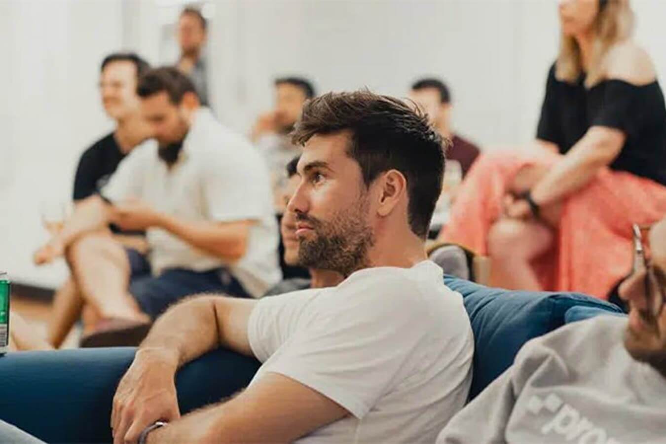 Propeller team members listening to eachother