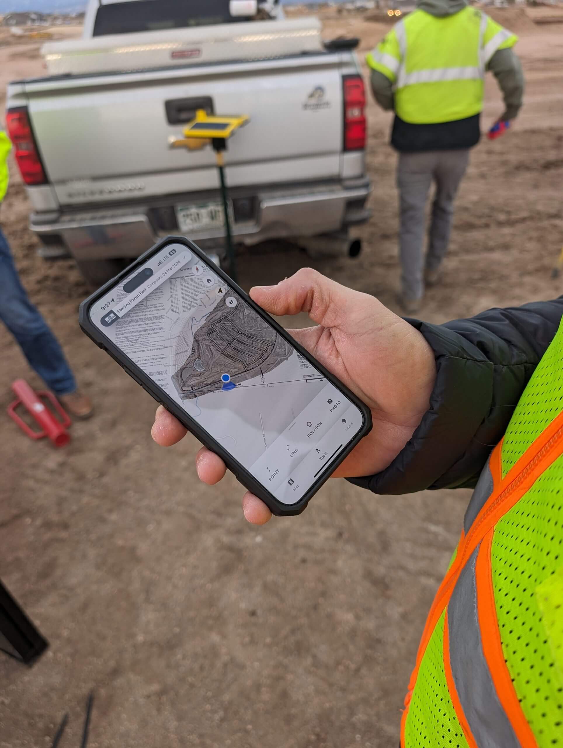 3D mobile map in the field