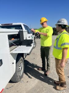 LPX Group uses drone on construction site