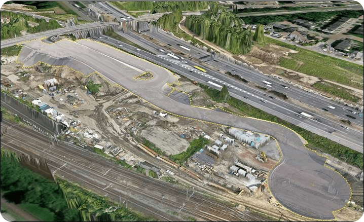 TM Roco worksite aerial image