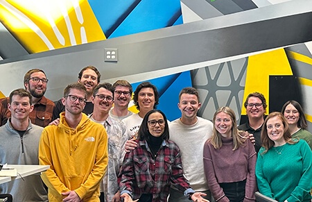 Propeller employees at our Denver office stood in a group.