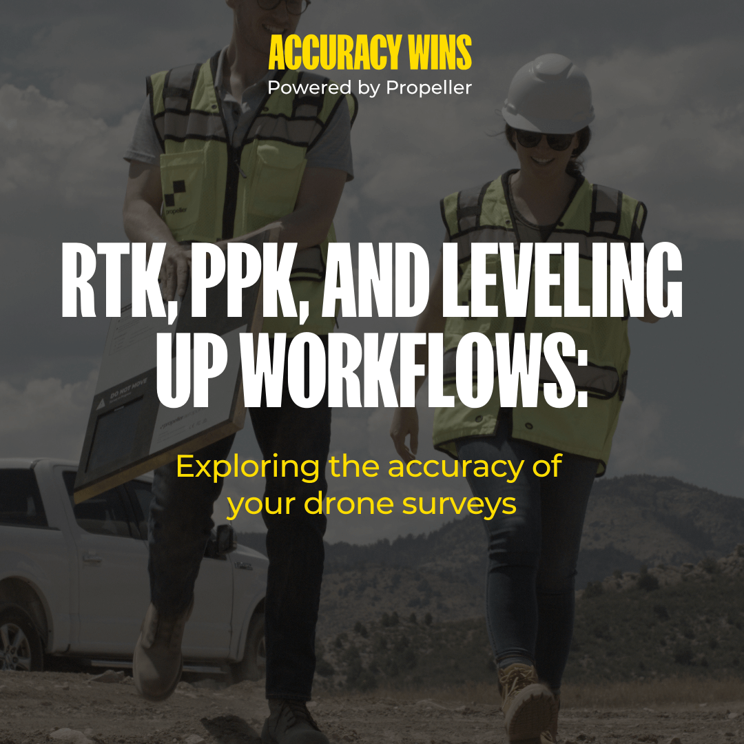 RTK, PPK, and levelling up workflows