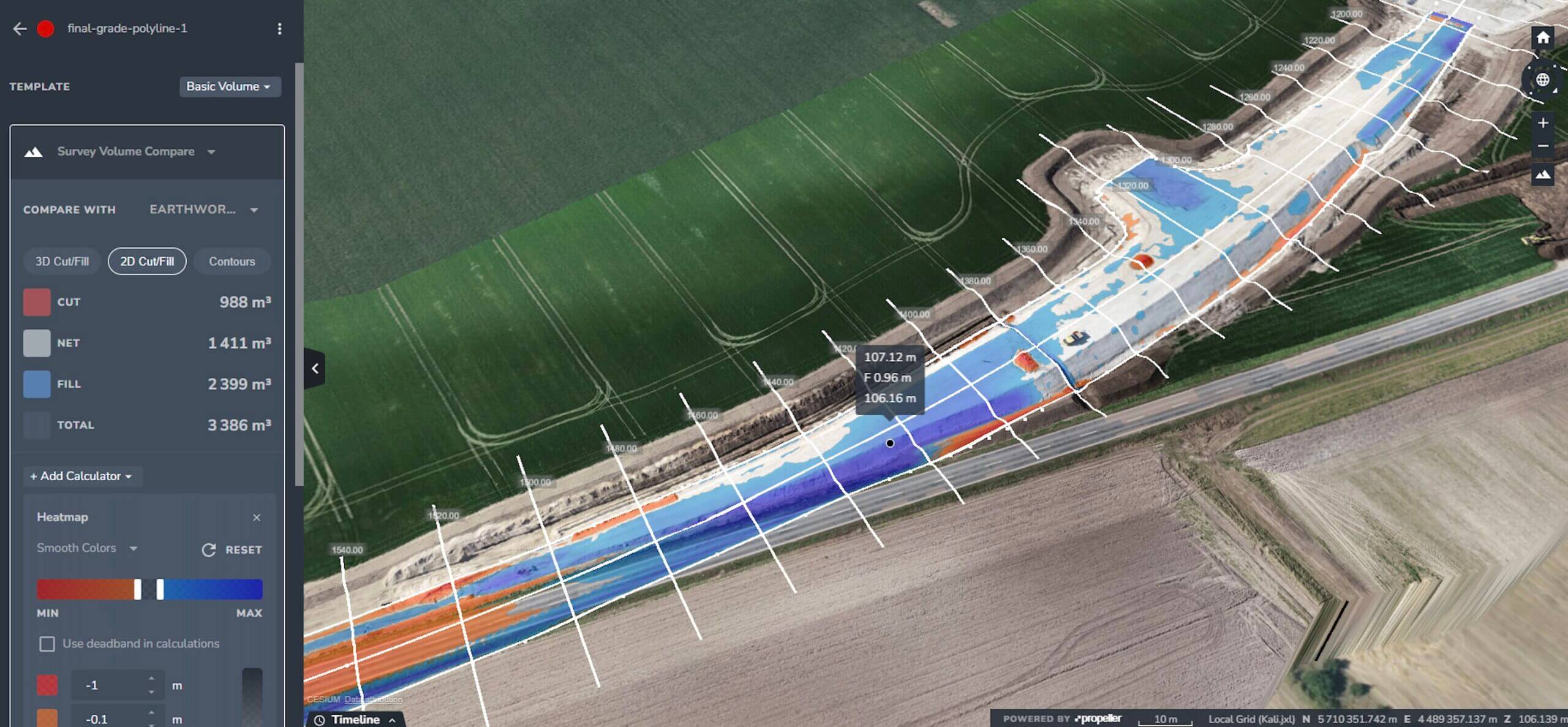 Überwachung des Baufortschritts