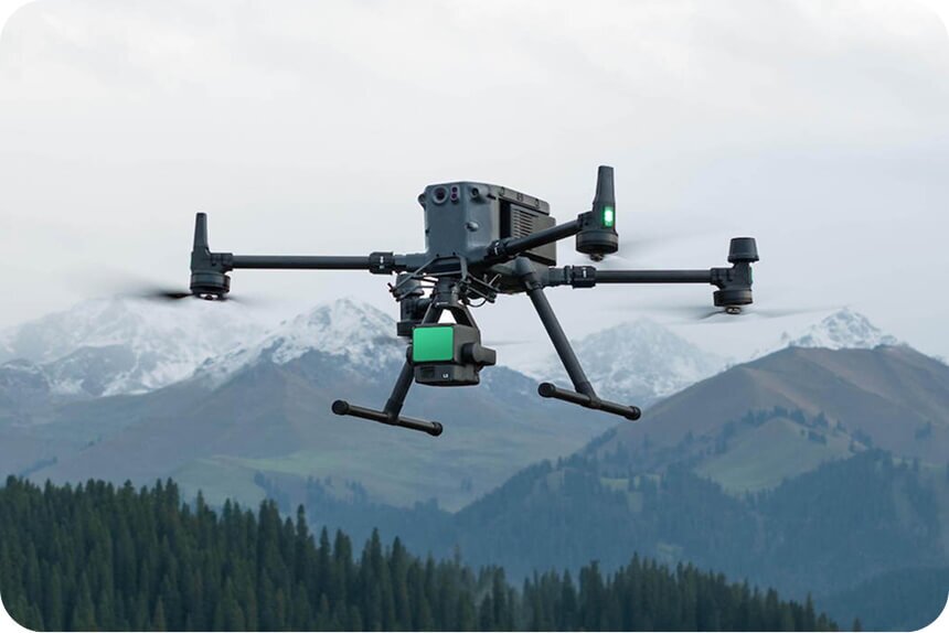 dji m350 with lidar camera