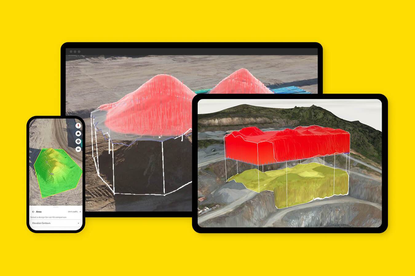 Software on devices 3d map propeller