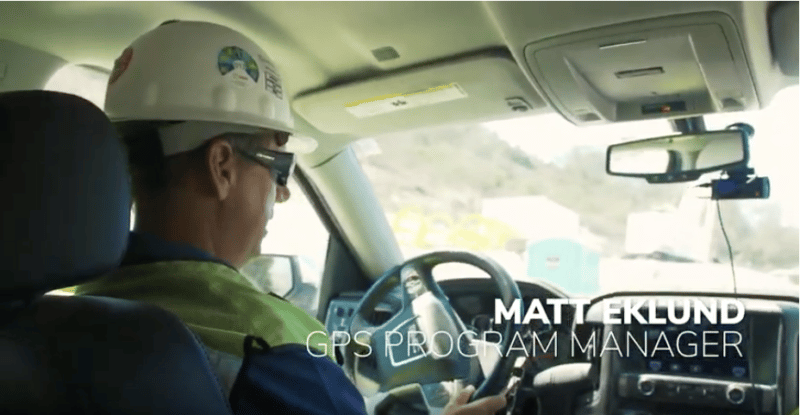 Matt eklund from Sukut driving