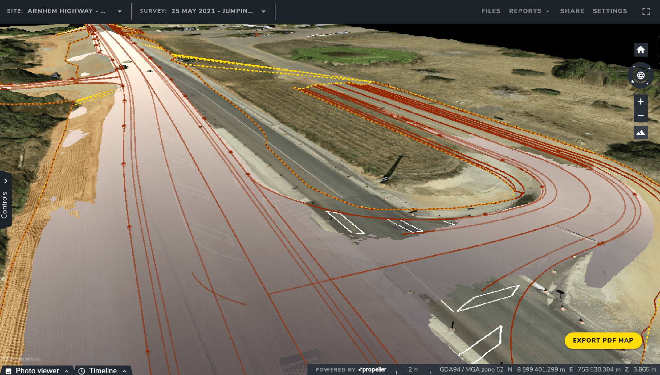 Arnhem Highway Linework