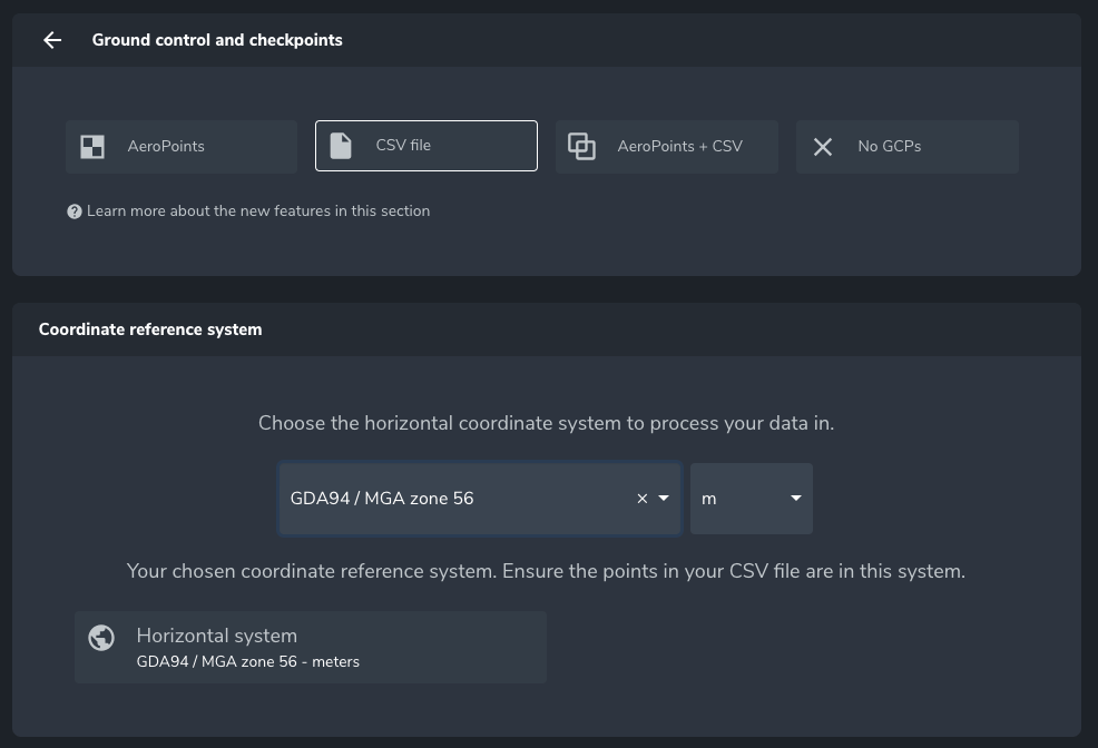 ground control points construction site