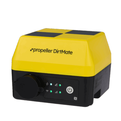 up close image of Propeller DirtMate on a transparent background