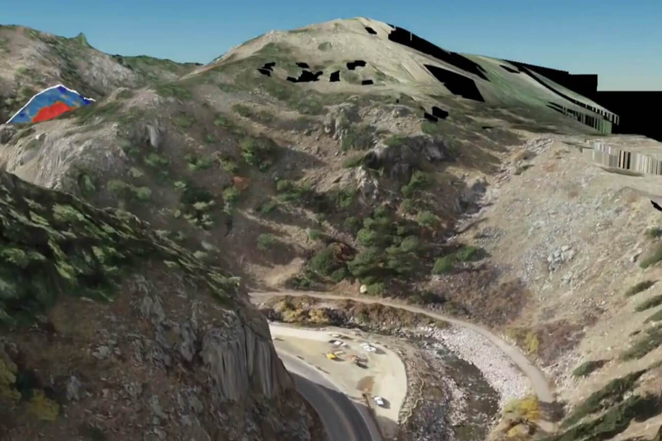 georeferenced 3d map of a construction site