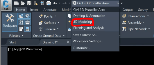 Civil 3D screenshot