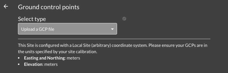 GCPs uploader