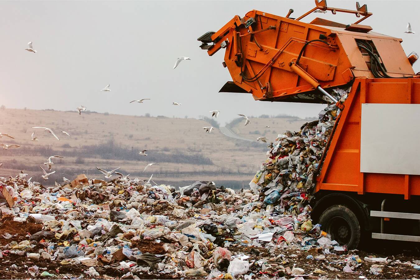 Waste management landfill site