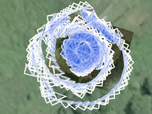 The scan was performed in windy conditions which is easily noticeable from the image path.