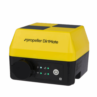 up close image of Propeller DirtMate on a transparent background