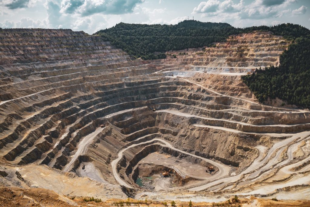 mined land