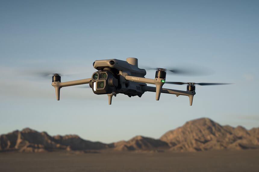 DJI M4E flying