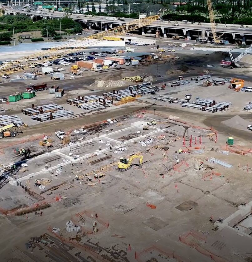 Hensel Phelps Honolulu construction site