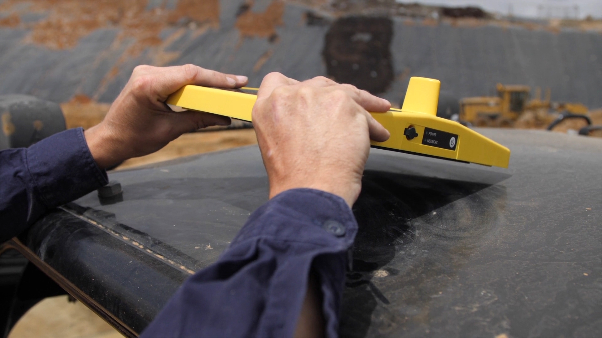 After a quick, wireless install, DirtMate gets to work collecting real-time productivity data.