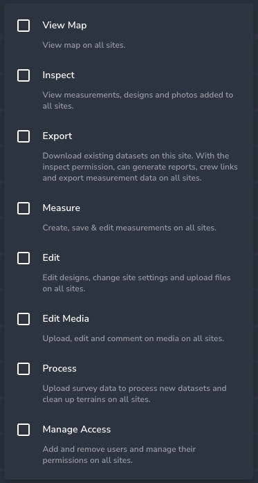 user permission settings in Propeller platform