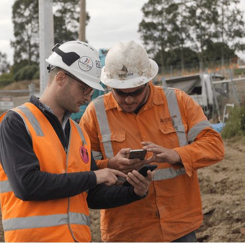 Propeller collaboration - fieldworkers on mobile app