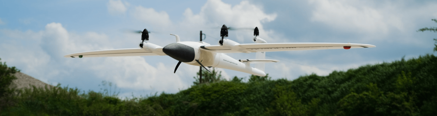 Quantum drone in flight