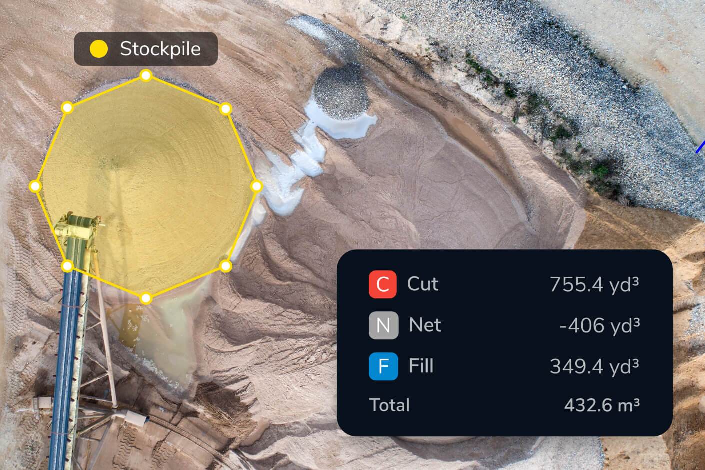 stockpile cut fill examples in Propeller