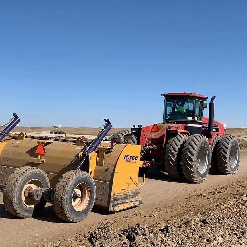 image of construction equipment on a worksite