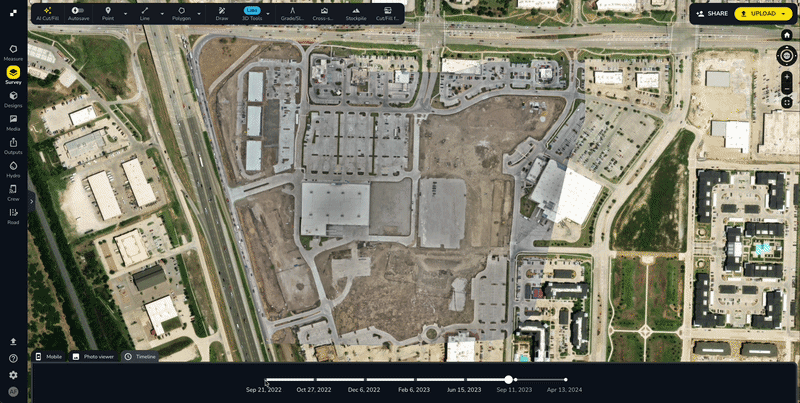 Propeller timeline tool